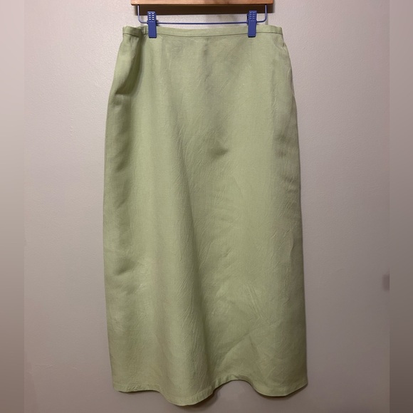 Cynthia Howie Light Green Skirt Set Spring Wedding Guest - Picture 2 of 5